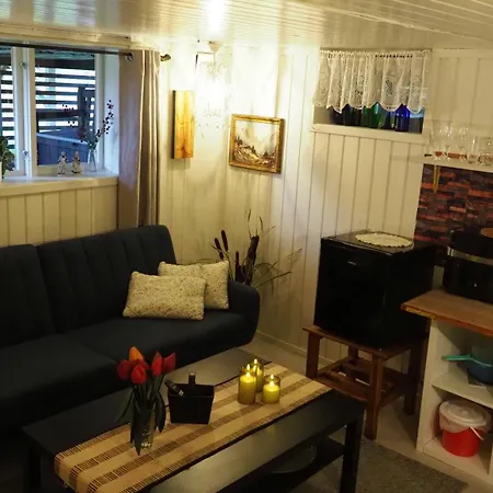 Riverside Bliss - Cozy 1-bedroom With Parking & Wifi Near Tvedestrand Vegårshei